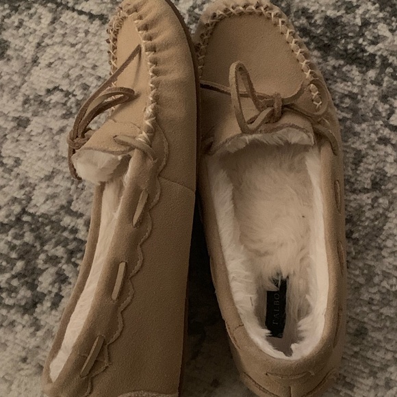 talbots moccasin slippers